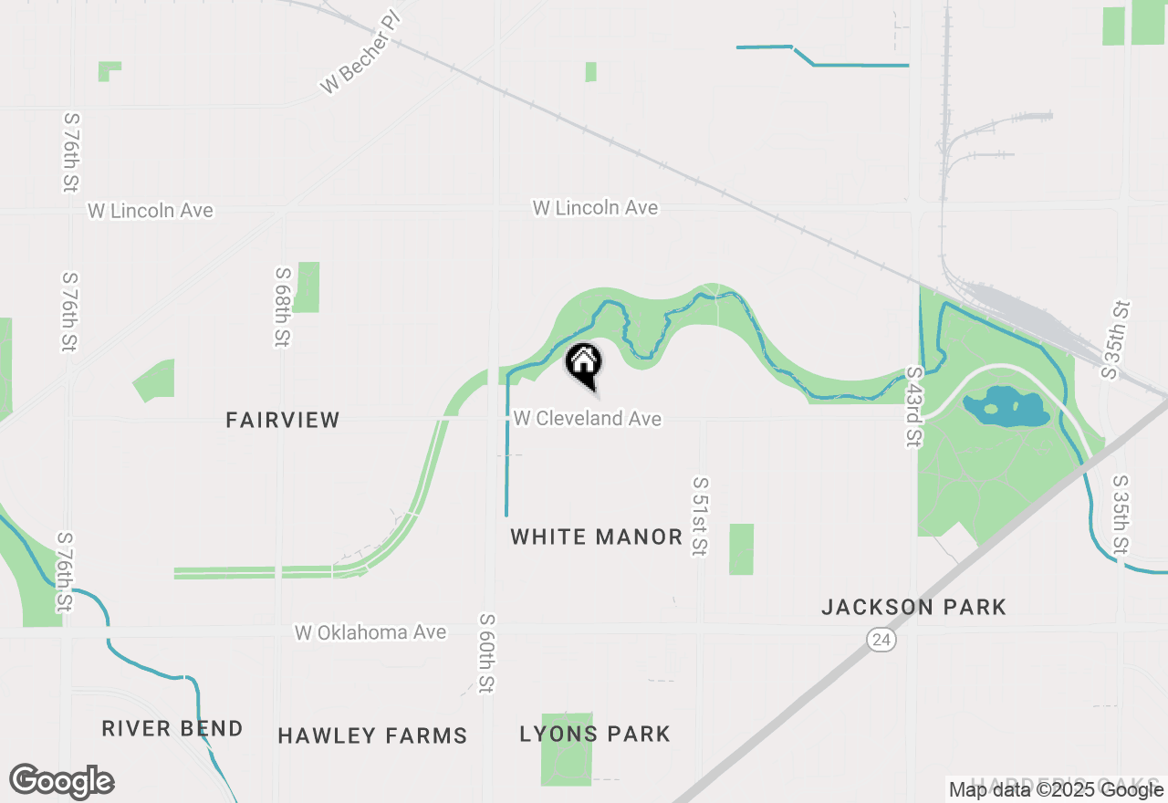 Map of 5527 W Jerelyn Pl, Milwaukee, WI 53219