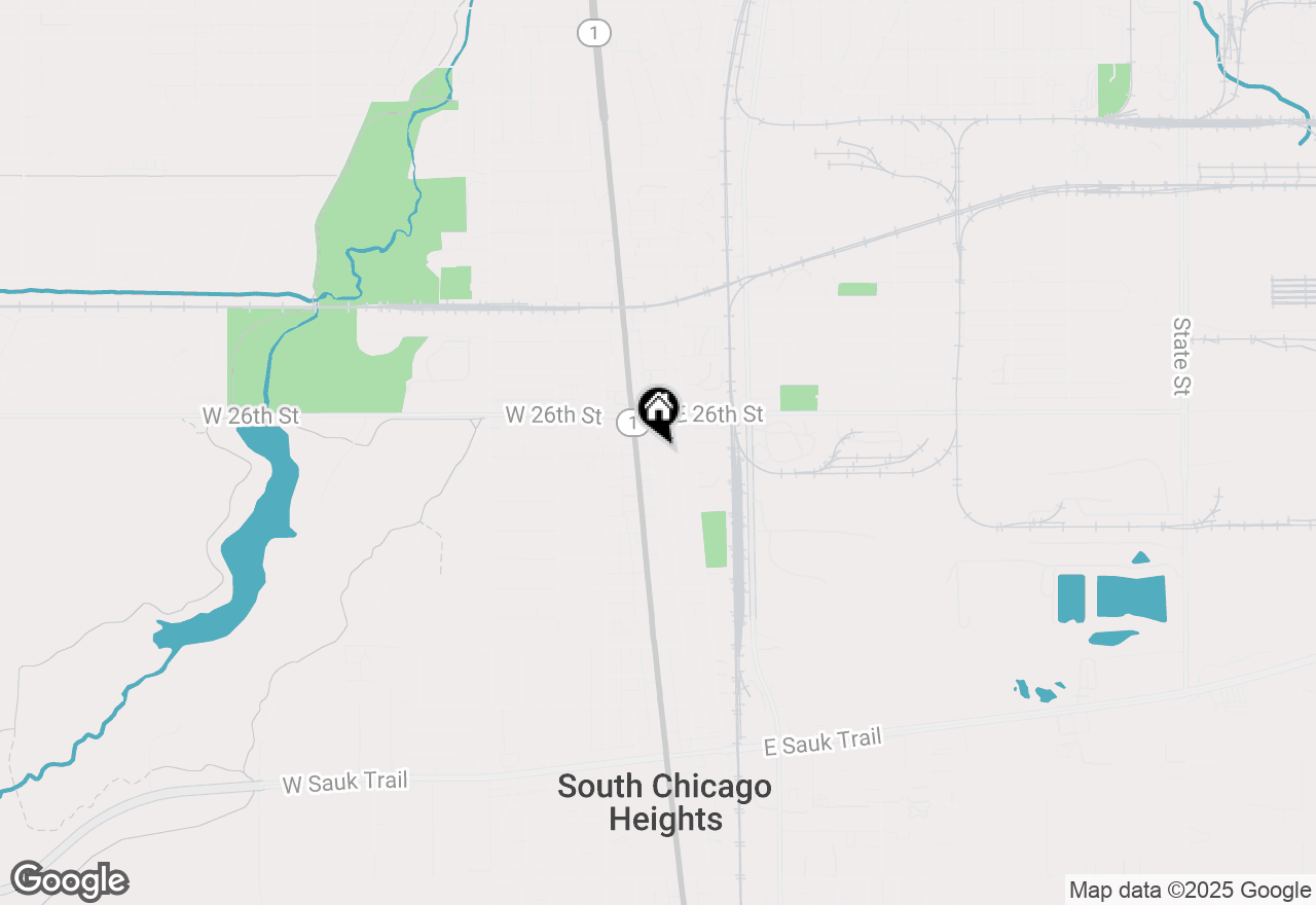 Map of 2630 Commercial Avenue, South Chicago Heights, IL 60411