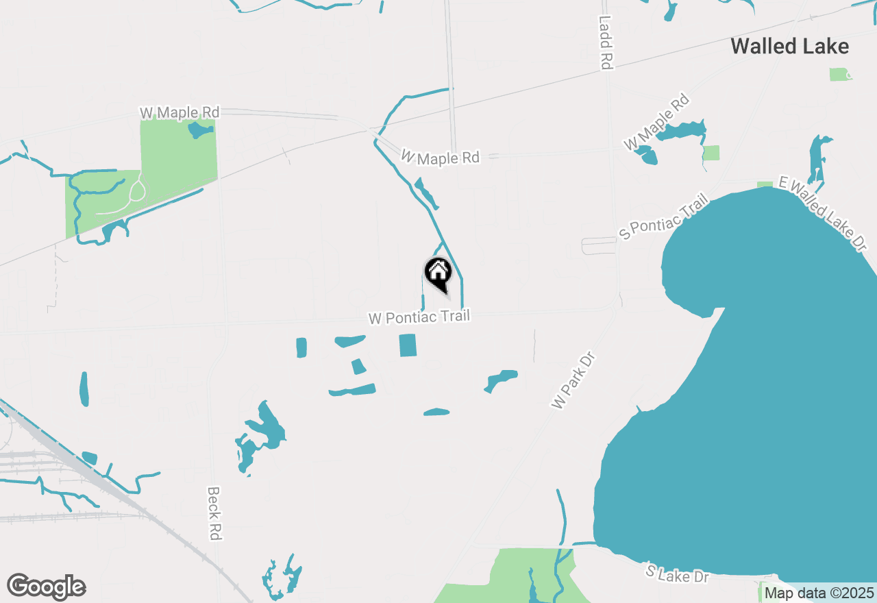 Map of 132 Copper Ridge Court, Commerce Twp, MI 48390