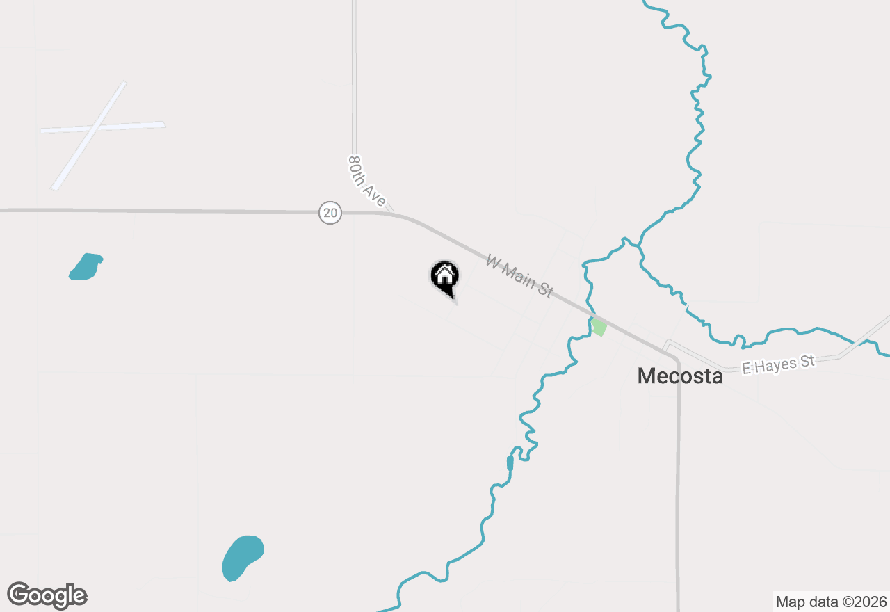 Map of 260 Gilbert Street, Mecosta, MI 49332