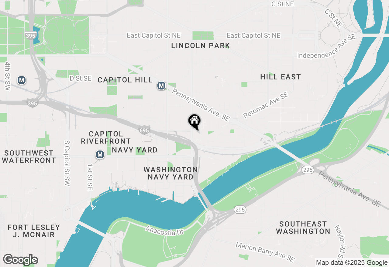 Map of 900 11th Street Se #106, Washington, DC 20003