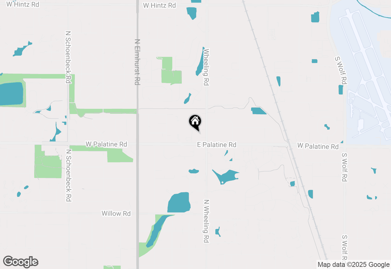 Map of 1575 Sandpebble Drive #222, Wheeling, IL 60090