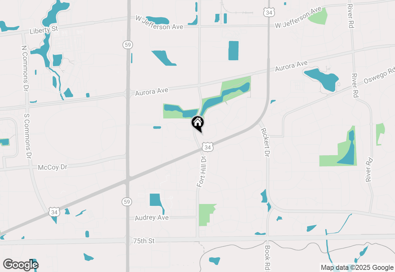 Map of 771 Wildflower Circle, Naperville, IL 60540