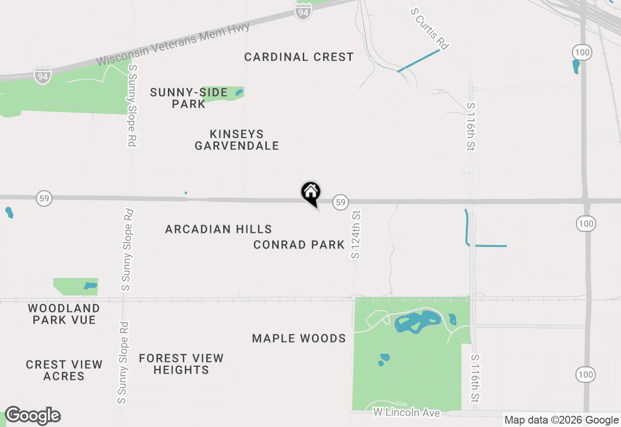 Map of 12700 W Needham Dr, New Berlin, WI 53151
