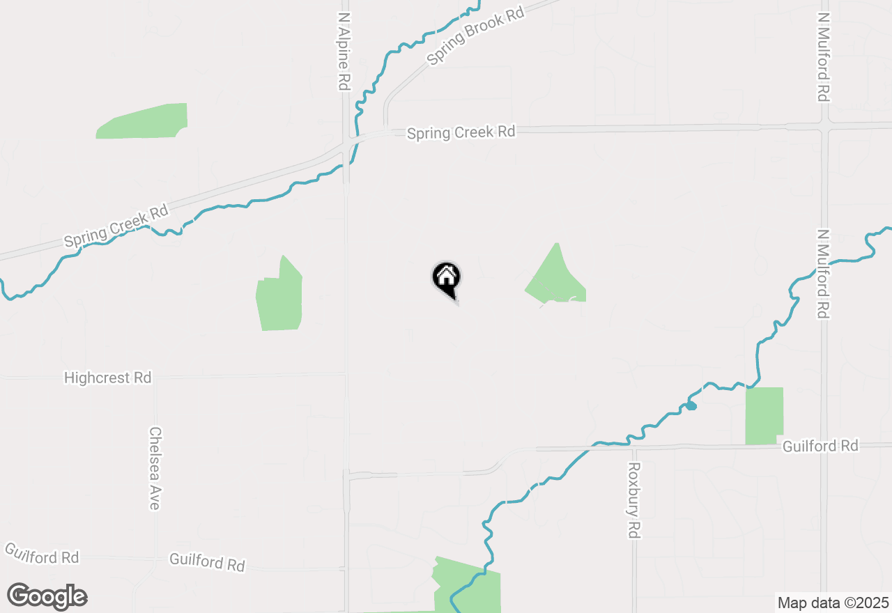 Map of 1904 Wisteria Road, Rockford, IL 61107