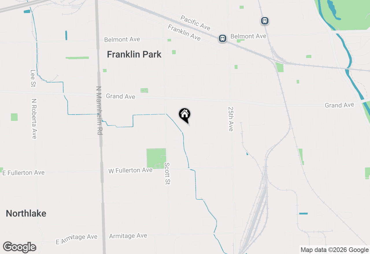 Map of 2625 Westbrook Drive, Franklin Park, IL 60131