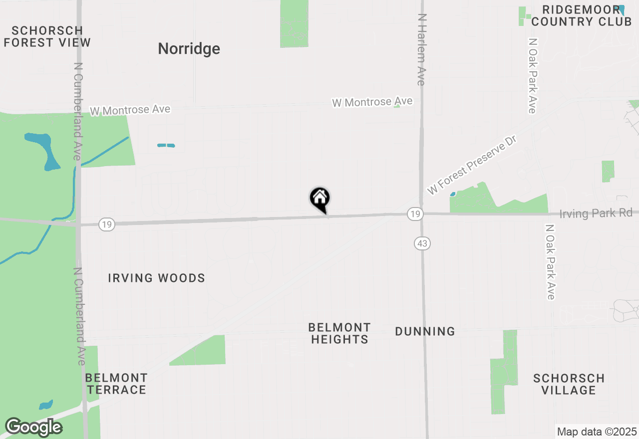 Map of 7539 W Irving Park Road, Chicago, IL 60634