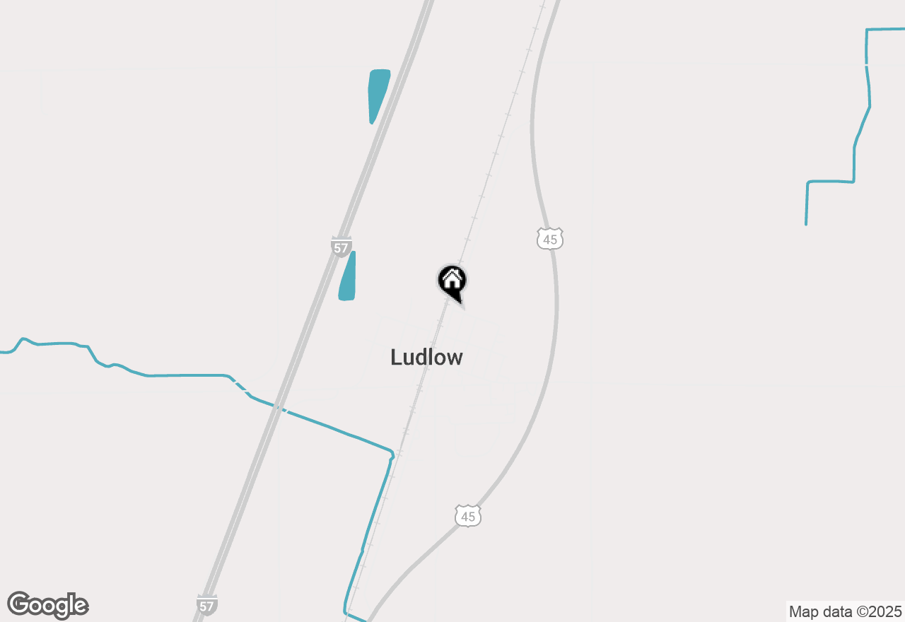 Map of 226 N Oak Street, Ludlow, IL 60949