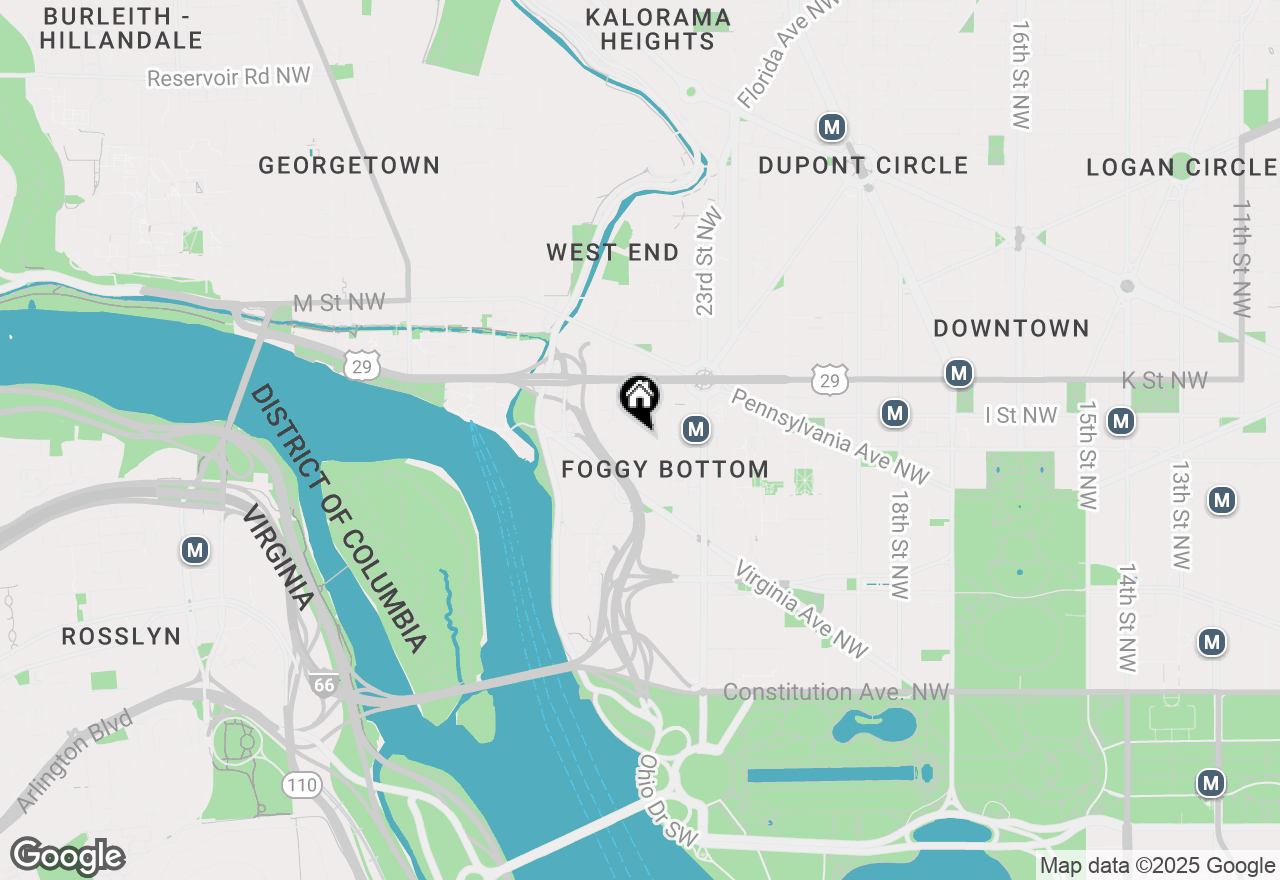 Map of 2420 I Street Nw, Washington, DC 20037