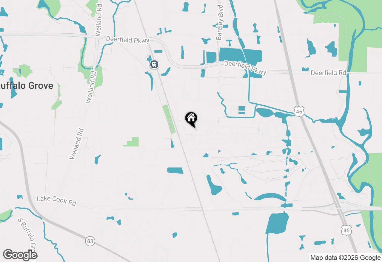 Map of 418 Bluebird Lane #418, Deerfield, IL 60015