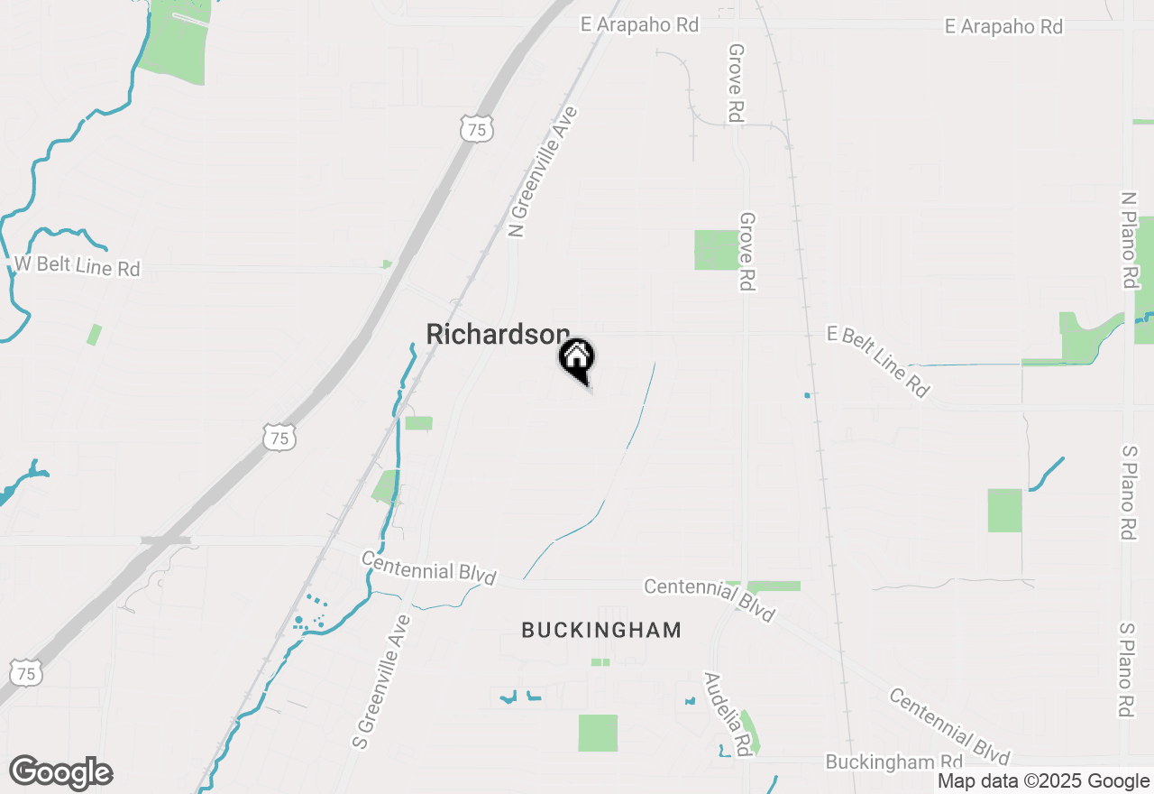 Map of 214 Betty Drive, Richardson, TX 75081