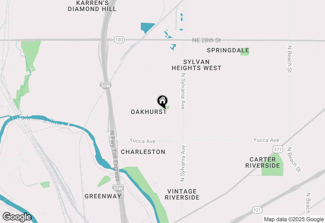 Map of 2322 Carnation Avenue, Fort Worth, TX 76111