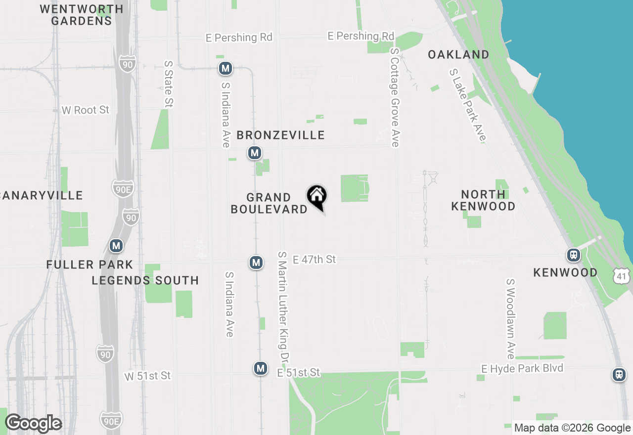 Map of 4529 S Vincennes Avenue, Chicago, IL 60653
