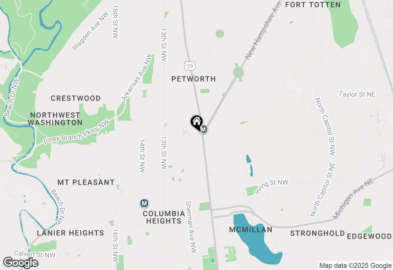 Map of 3701 9th Street Nw #1, Washington, DC 20010