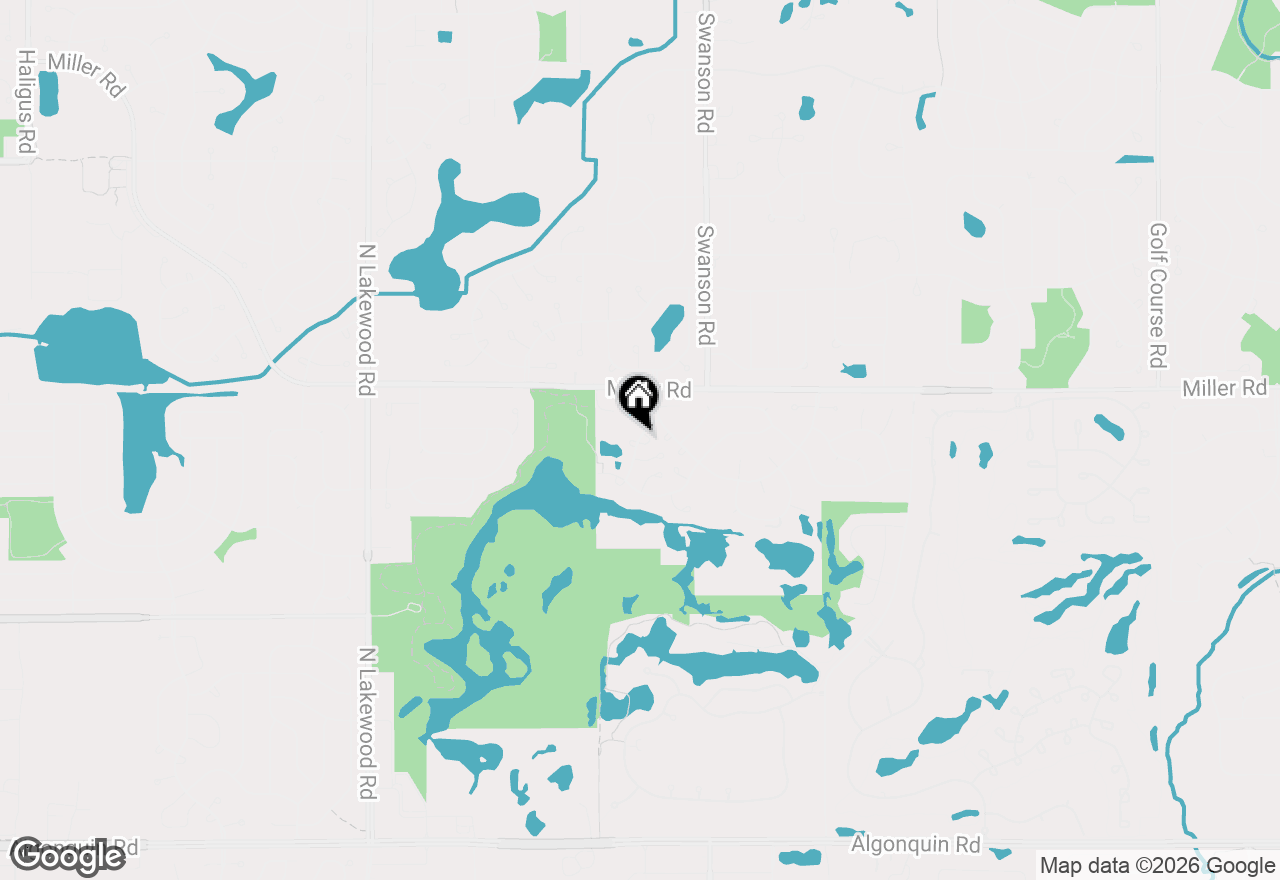 Map of 840 Dogwood Lane, Lake In The Hills, IL 60156