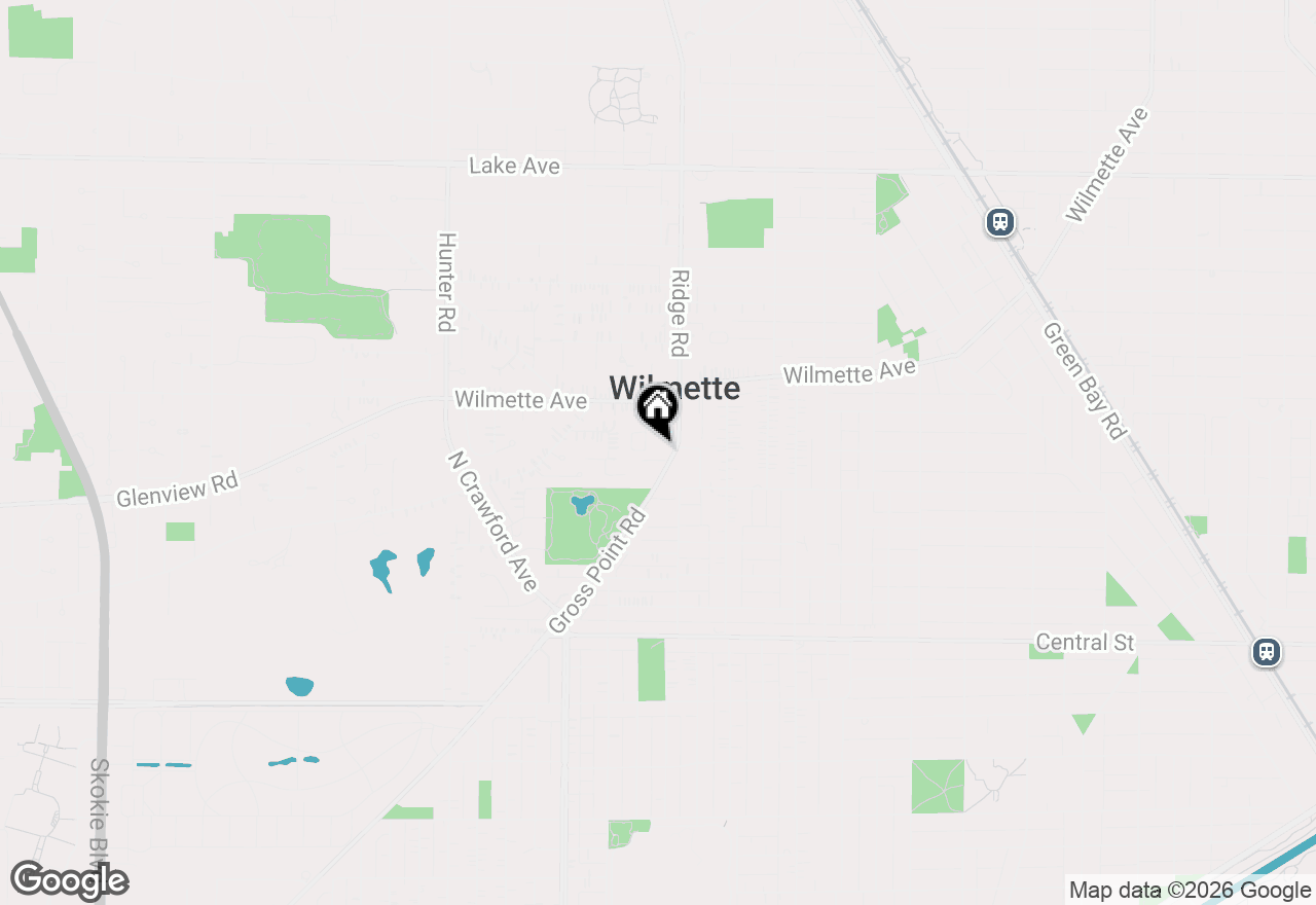 Map of 235 Ridge Road #1F, Wilmette, IL 60091