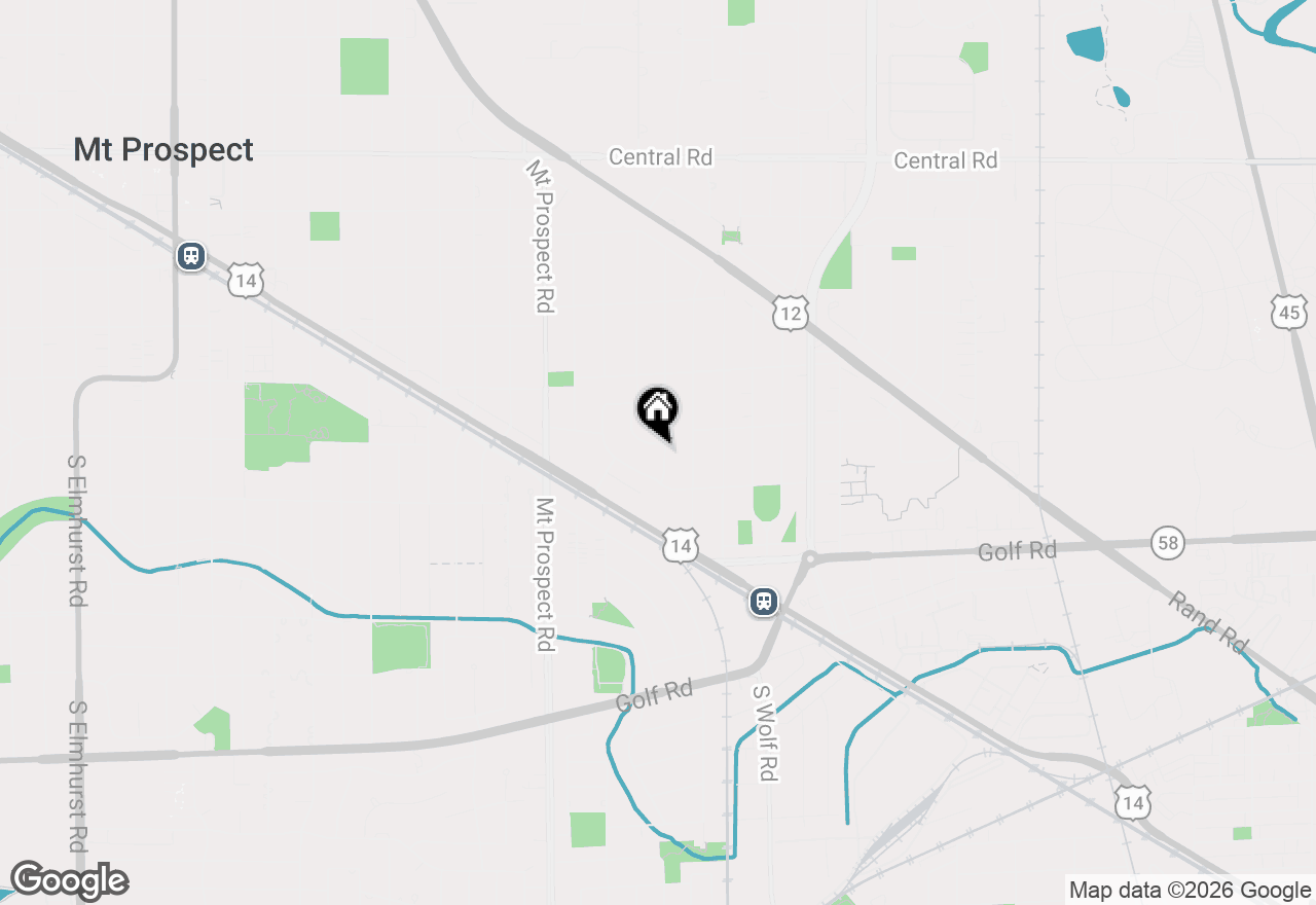 Map of 245 Amherst Avenue, Des Plaines, IL 60016