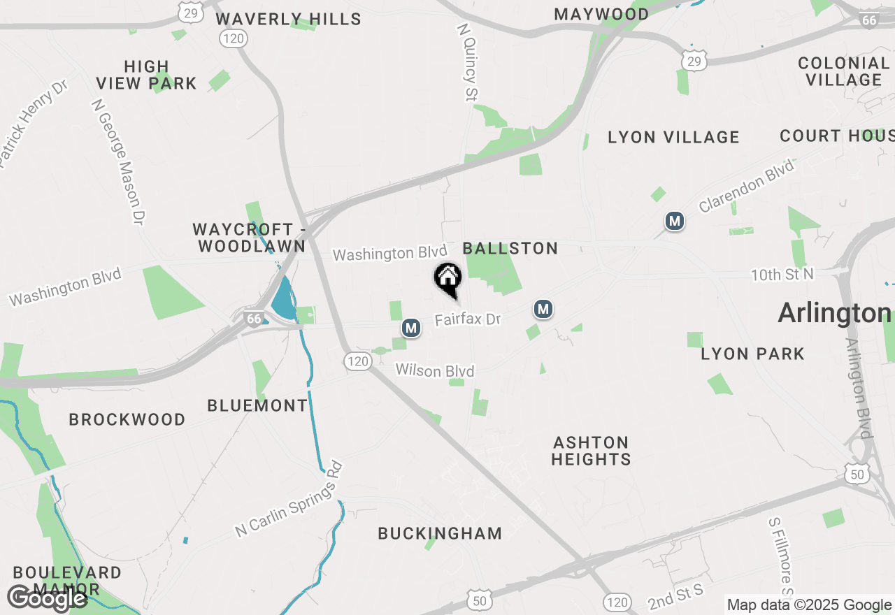 Map of 1001 N Randolph Street #910, Arlington, VA 22201