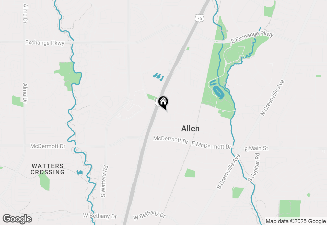 Map of 503 W Coats Drive, Allen, TX 75013