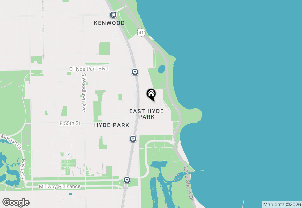 Map of 5400 S Hyde Park Boulevard #C12, Chicago, IL 60615