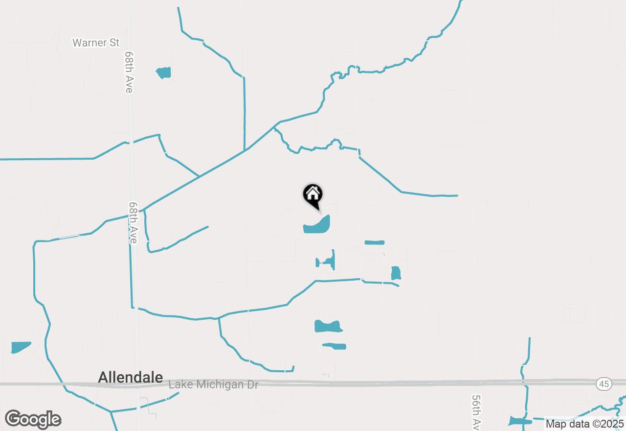 Map of 6176 Kingsbury Court, Allendale, MI 49401