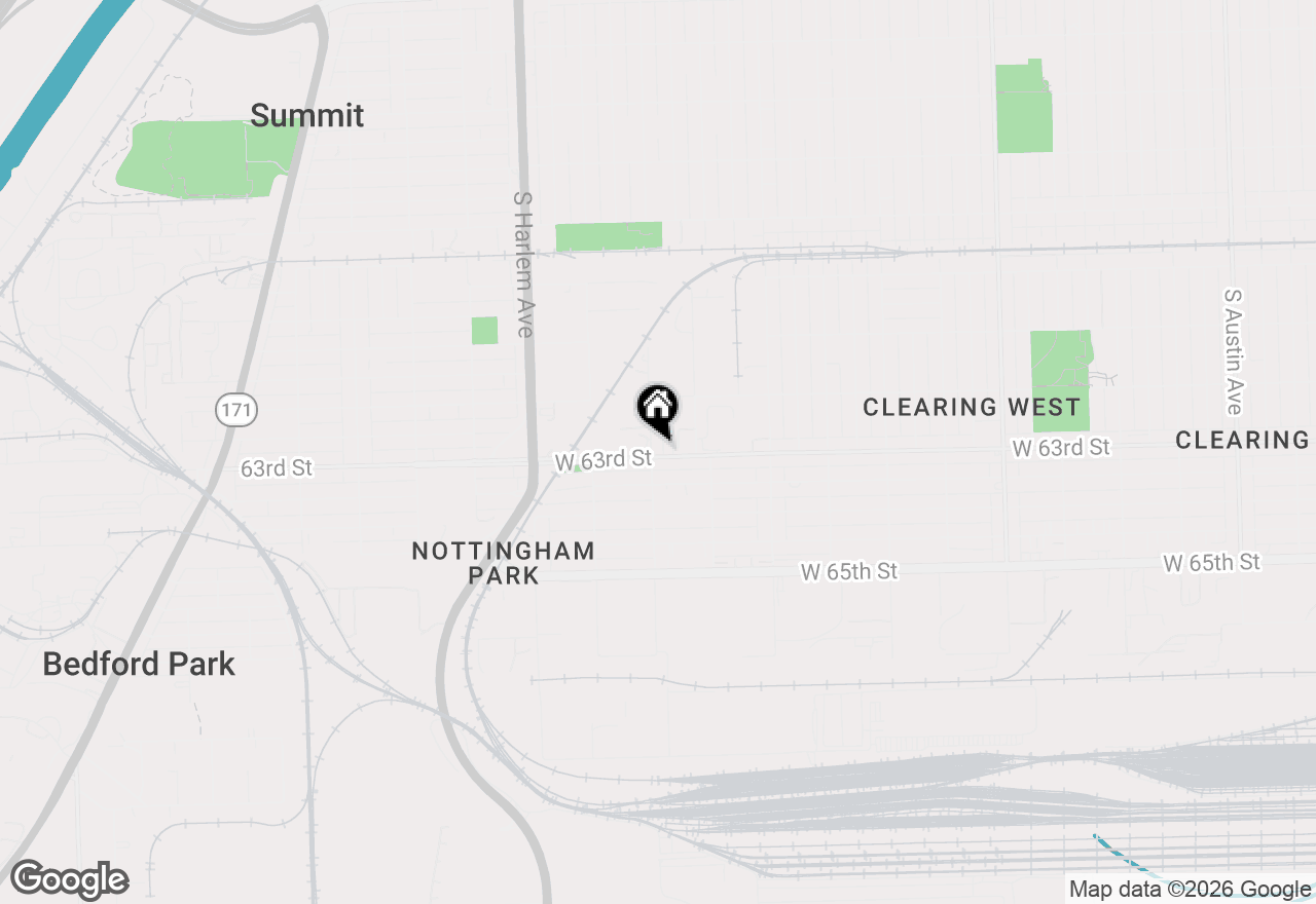 Map of 6260 S Newland Avenue #3S, Chicago, IL 60638