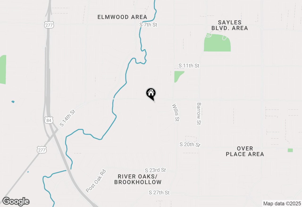 Map of 3425 S 14th Street, Abilene, TX 79605