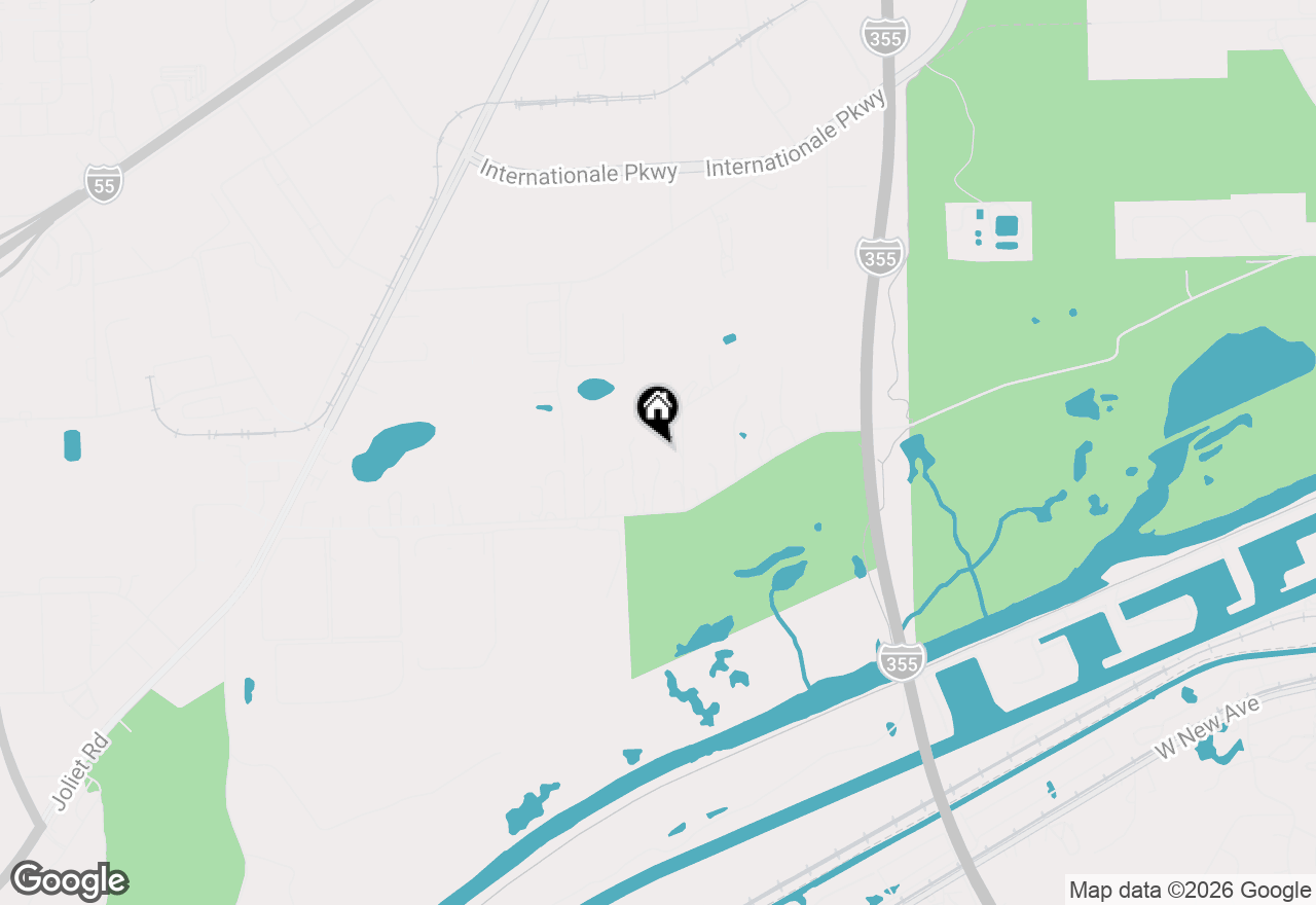 Map of 17230 Bluff Road, Lemont, IL 60439