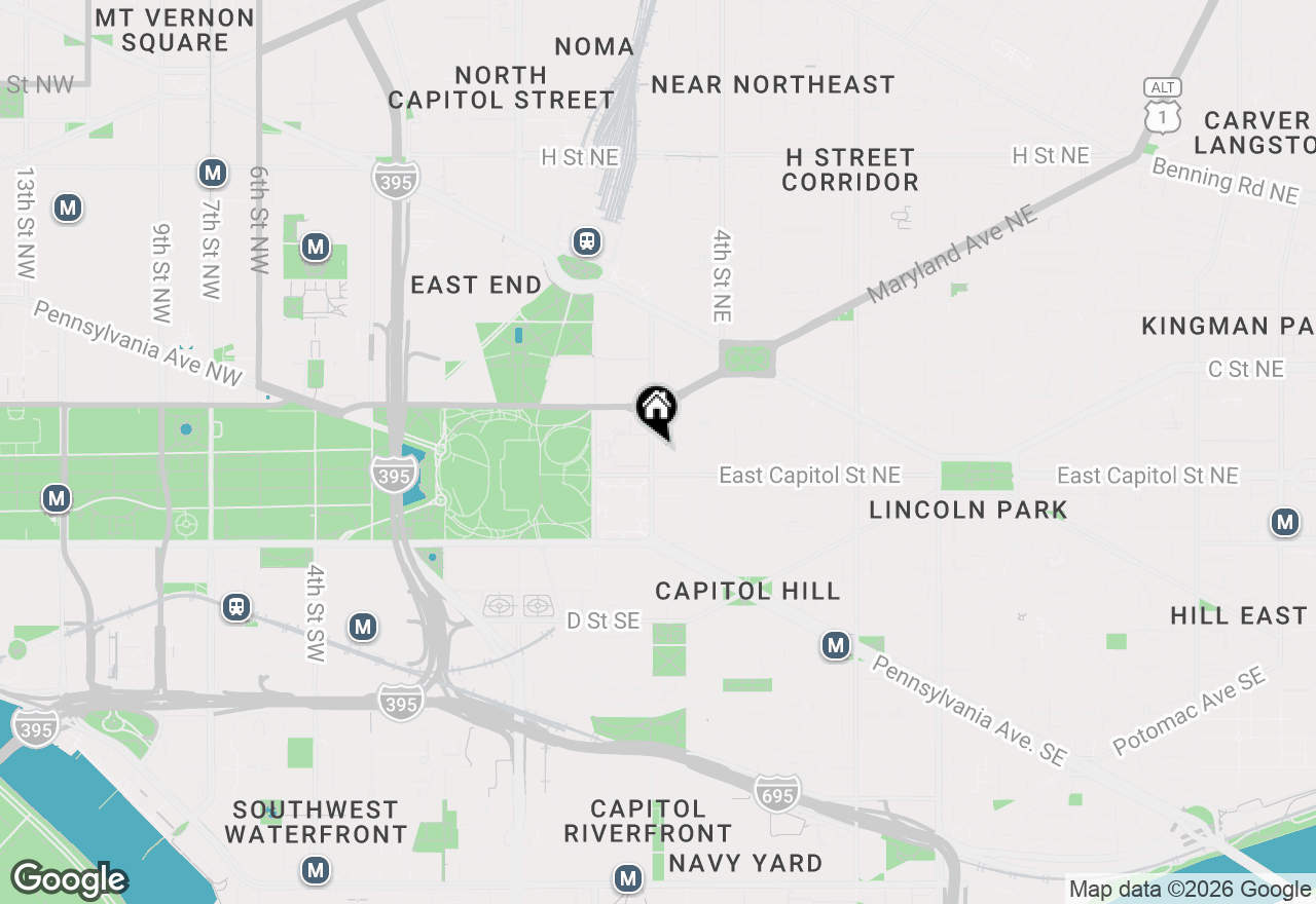 Map of 19 2nd Street Ne, Washington, DC 20002