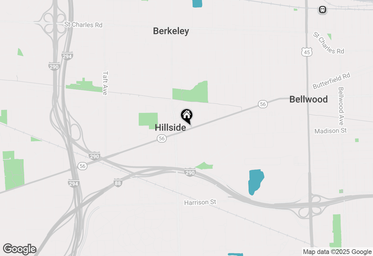 Map of 4718 Butterfield Road, Hillside, IL 60162