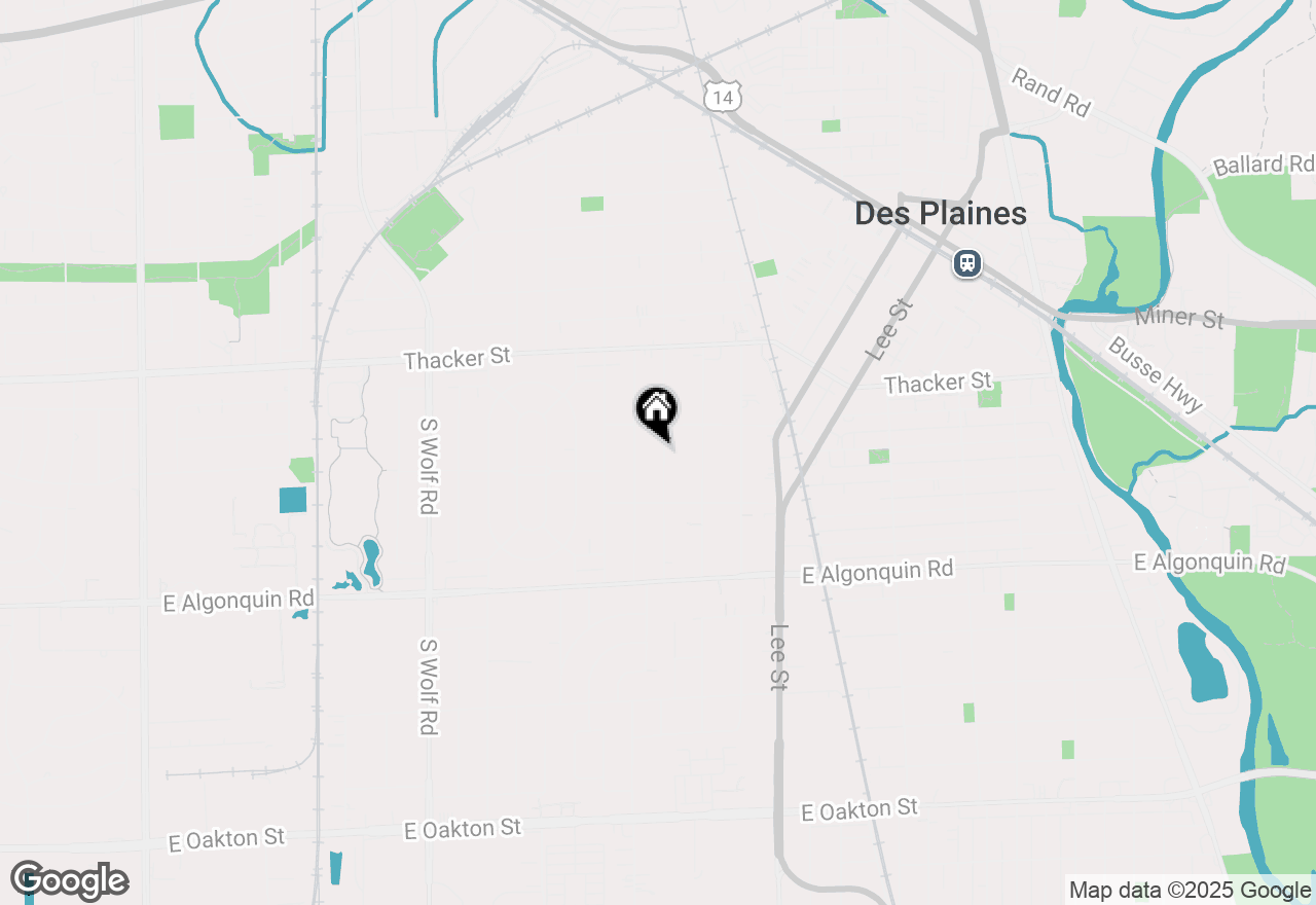 Map of 974 S 2nd Avenue, Des Plaines, IL 60016