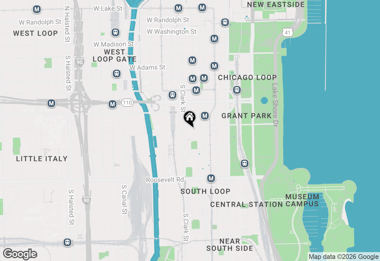 Map of 740 S Federal Street #710, Chicago, IL 60605