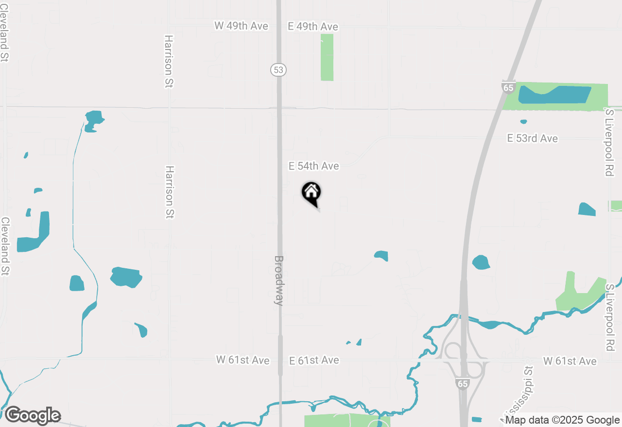 Map of 5601 Connecticut Street, Merrillville, IN 46410