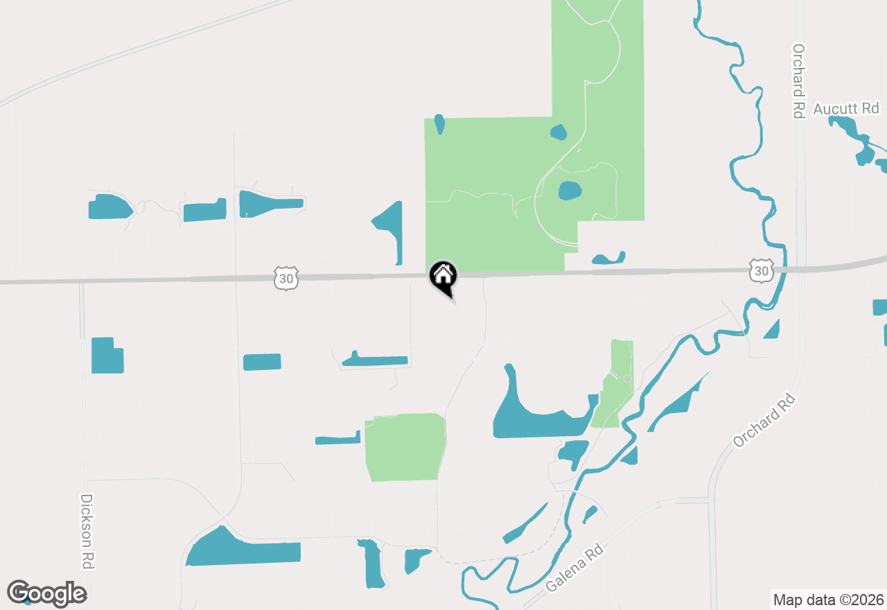 Map of 2828 Rebecca Court, Montgomery, IL 60538