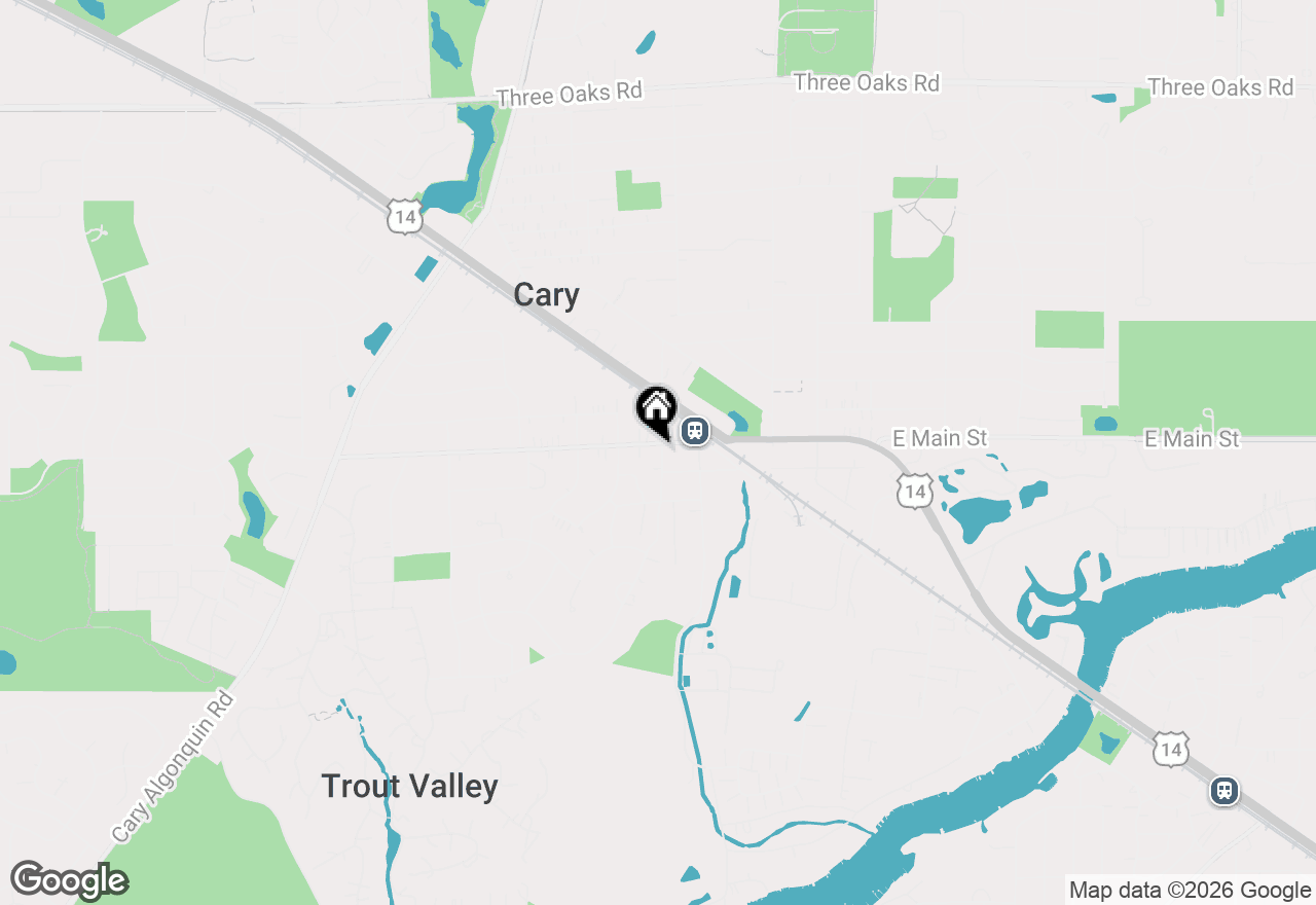 Map of 203 W Main Street, Cary, IL 60013