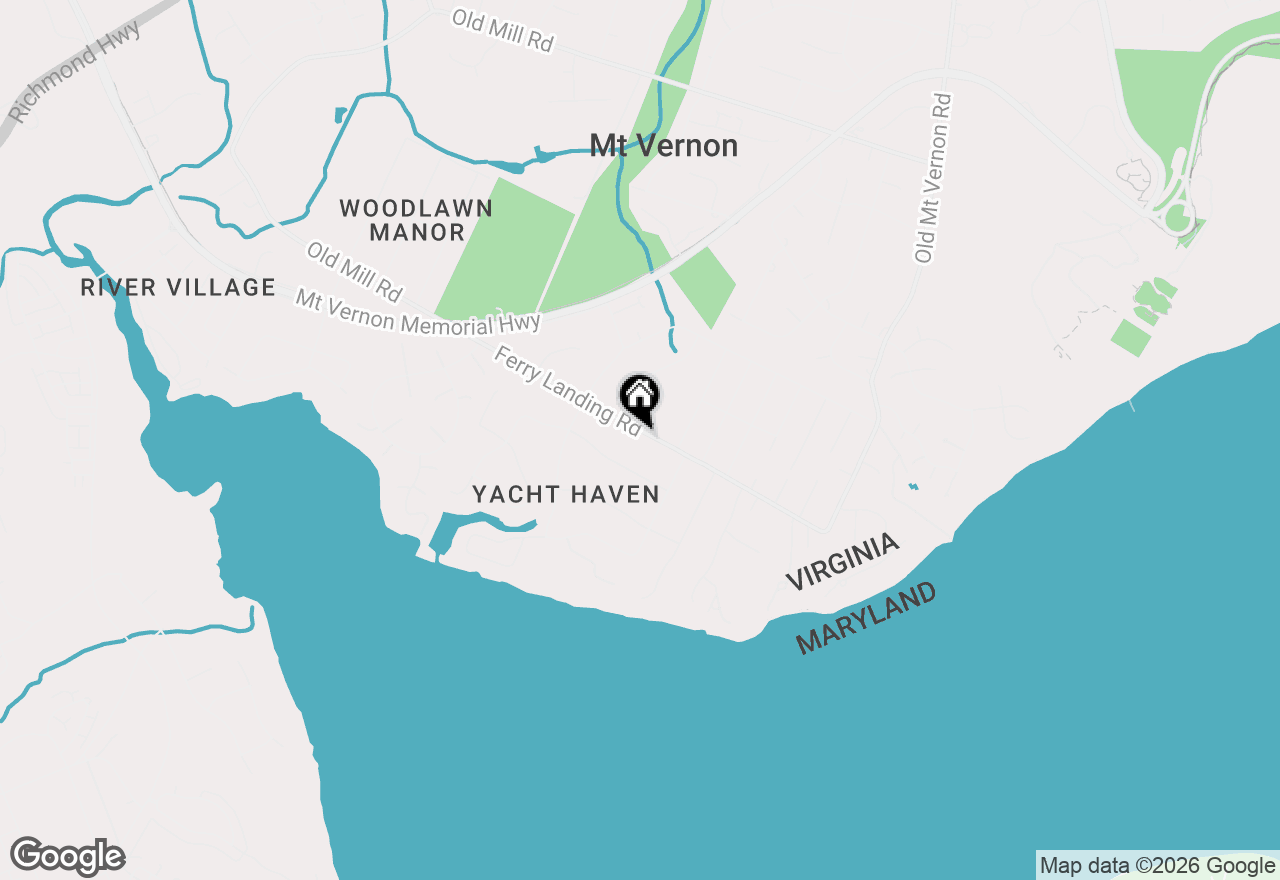 Map of 4323 Ferry Landing Road, Alexandria, VA 22309