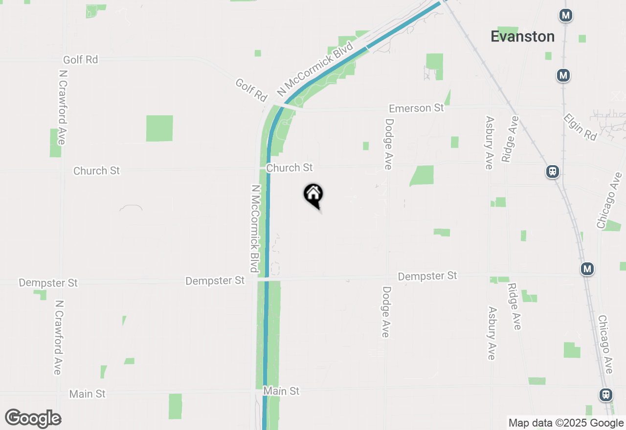 Map of 1510 Pitner Avenue #2, Evanston, IL 60201