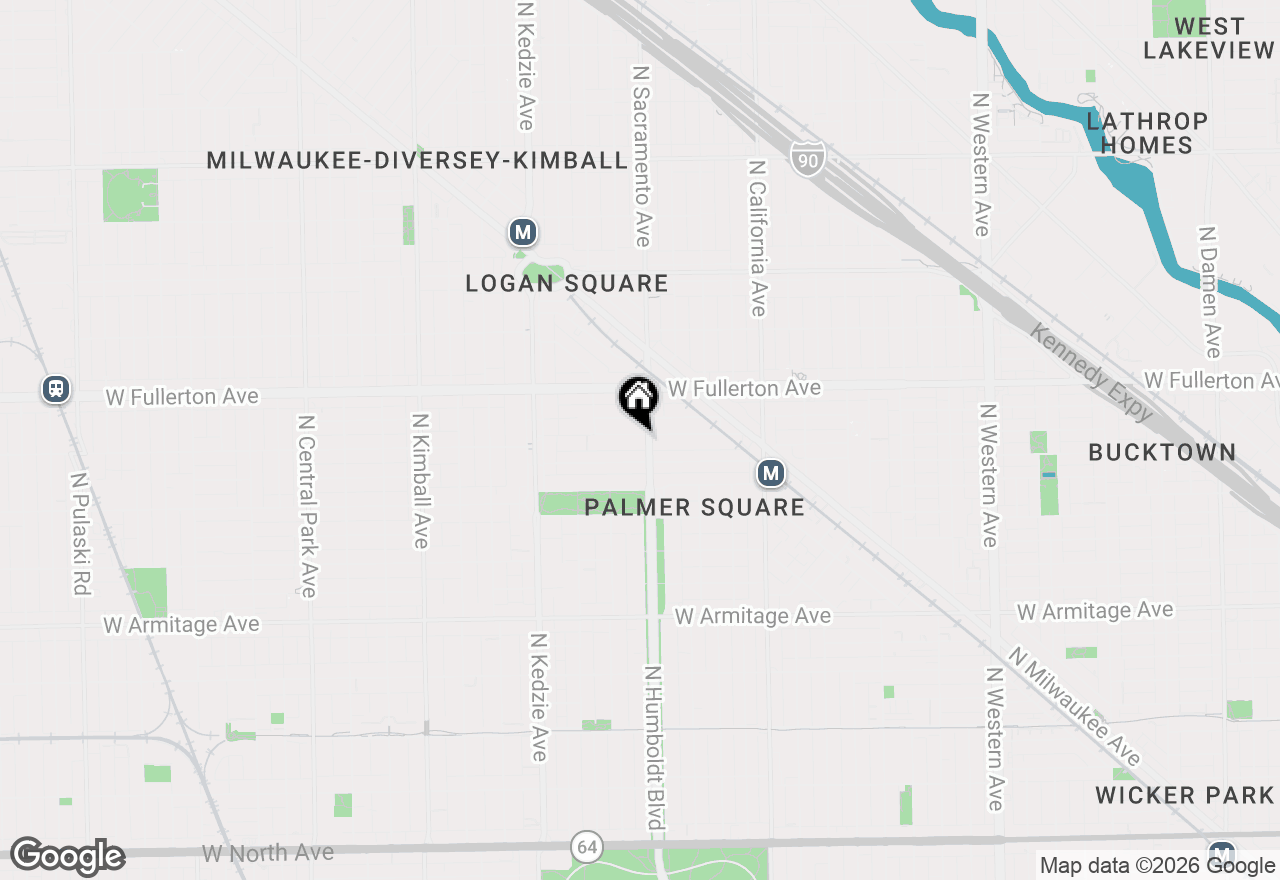 Map of 3009 W Belden Avenue, Chicago, IL 60647