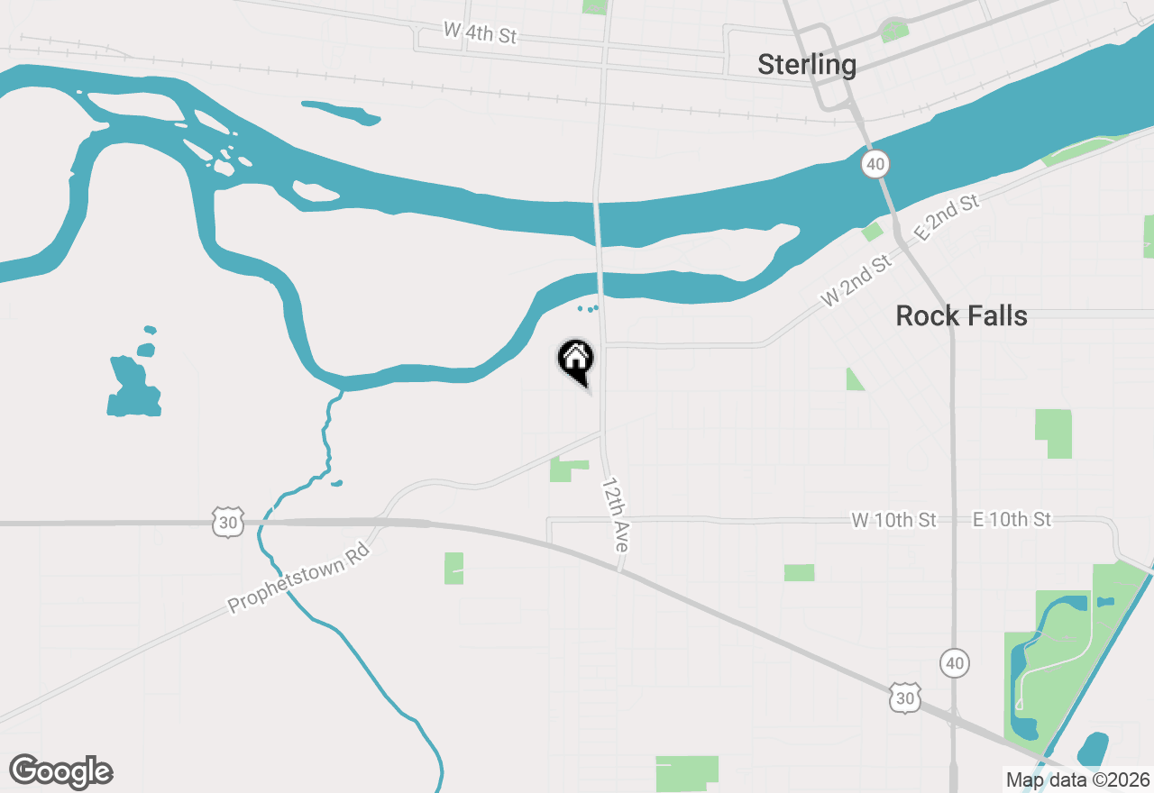 Map of 515 13th Avenue, Rock Falls, IL 61071