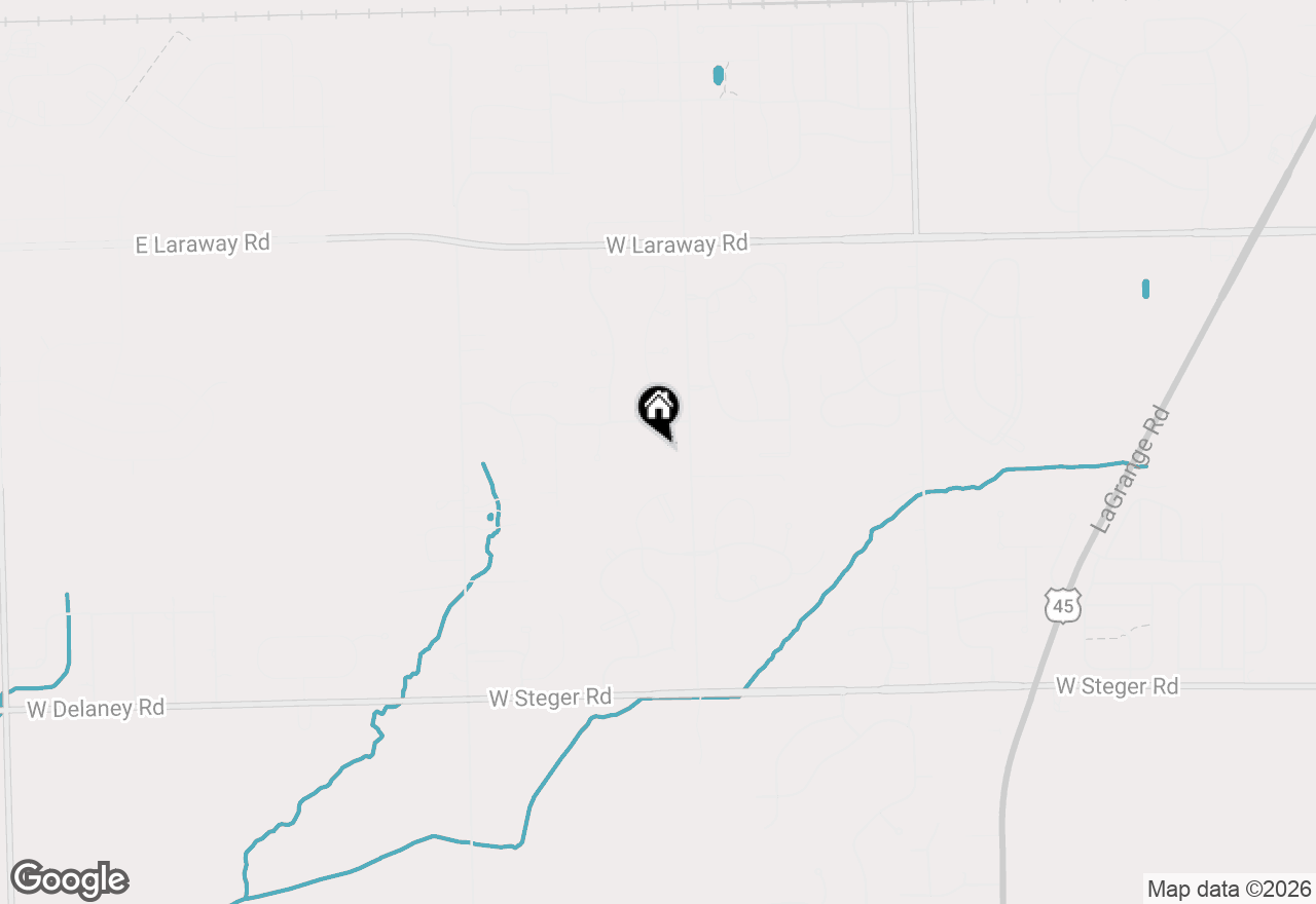 Map of 22542 Swanstone Court, Frankfort, IL 60423