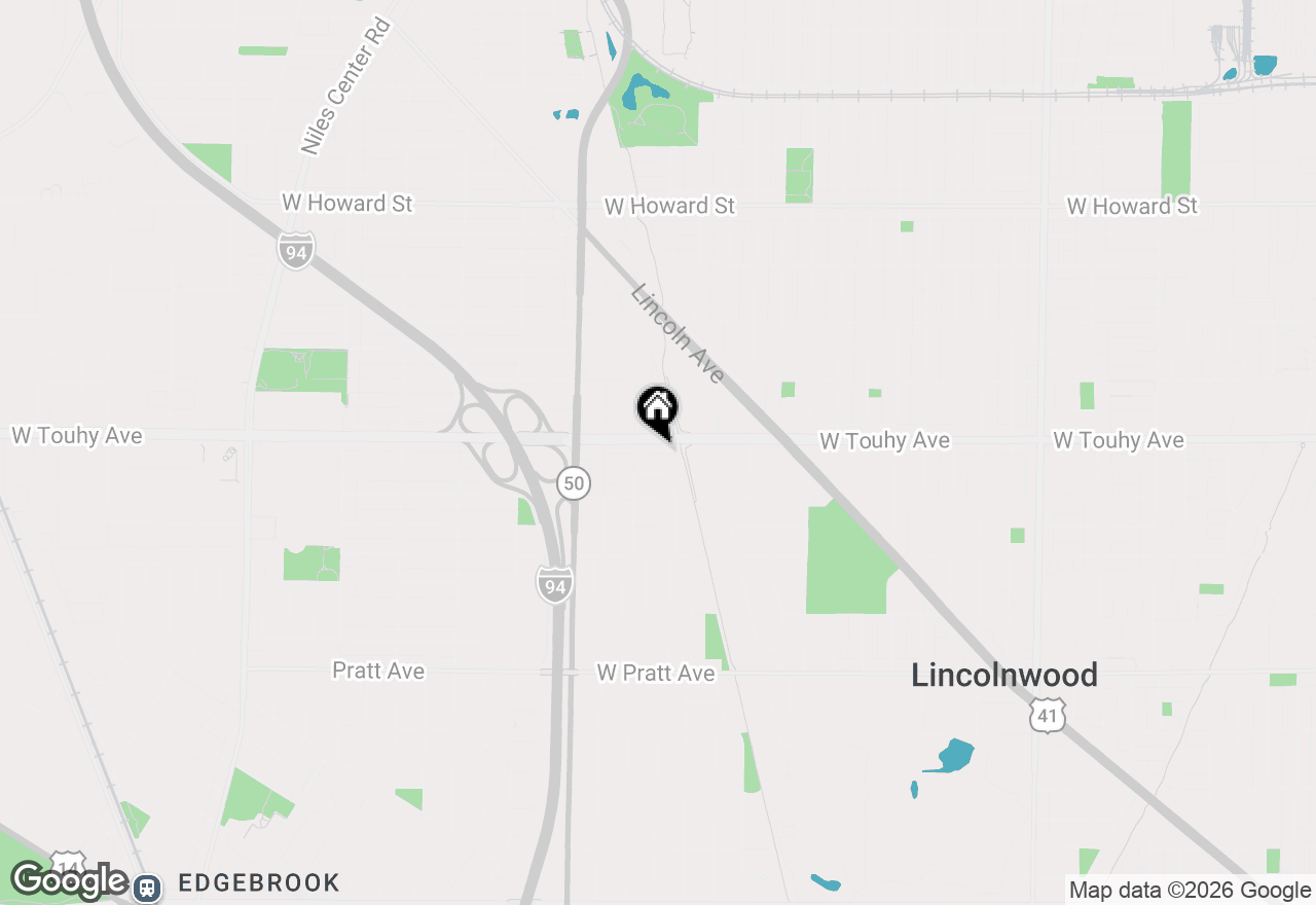 Map of 4601 W Touhy Avenue #412, Lincolnwood, IL 60712