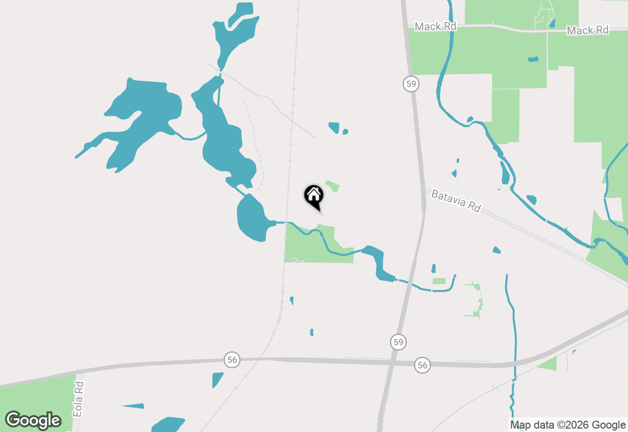 Map of 2S631 Angeline Court, Warrenville, IL 60555