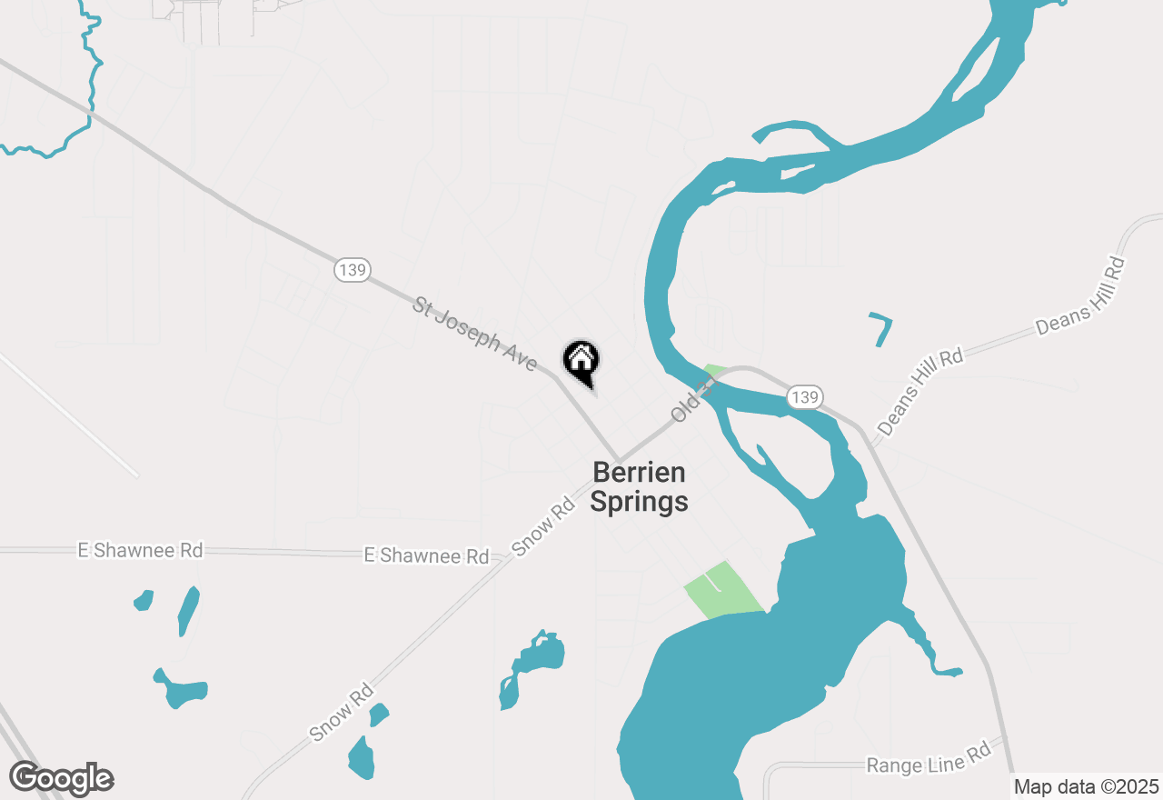 Map of 312 N Cass Street, Berrien Springs, MI 49103