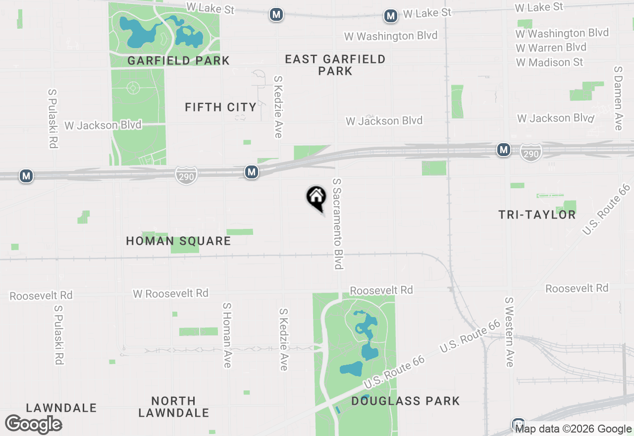 Map of 3046 W Polk Street, Chicago, IL 60612