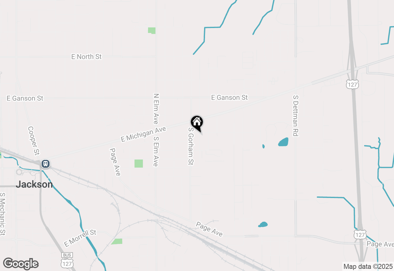 Map of 2013 Tyson Street, Jackson, MI 49203