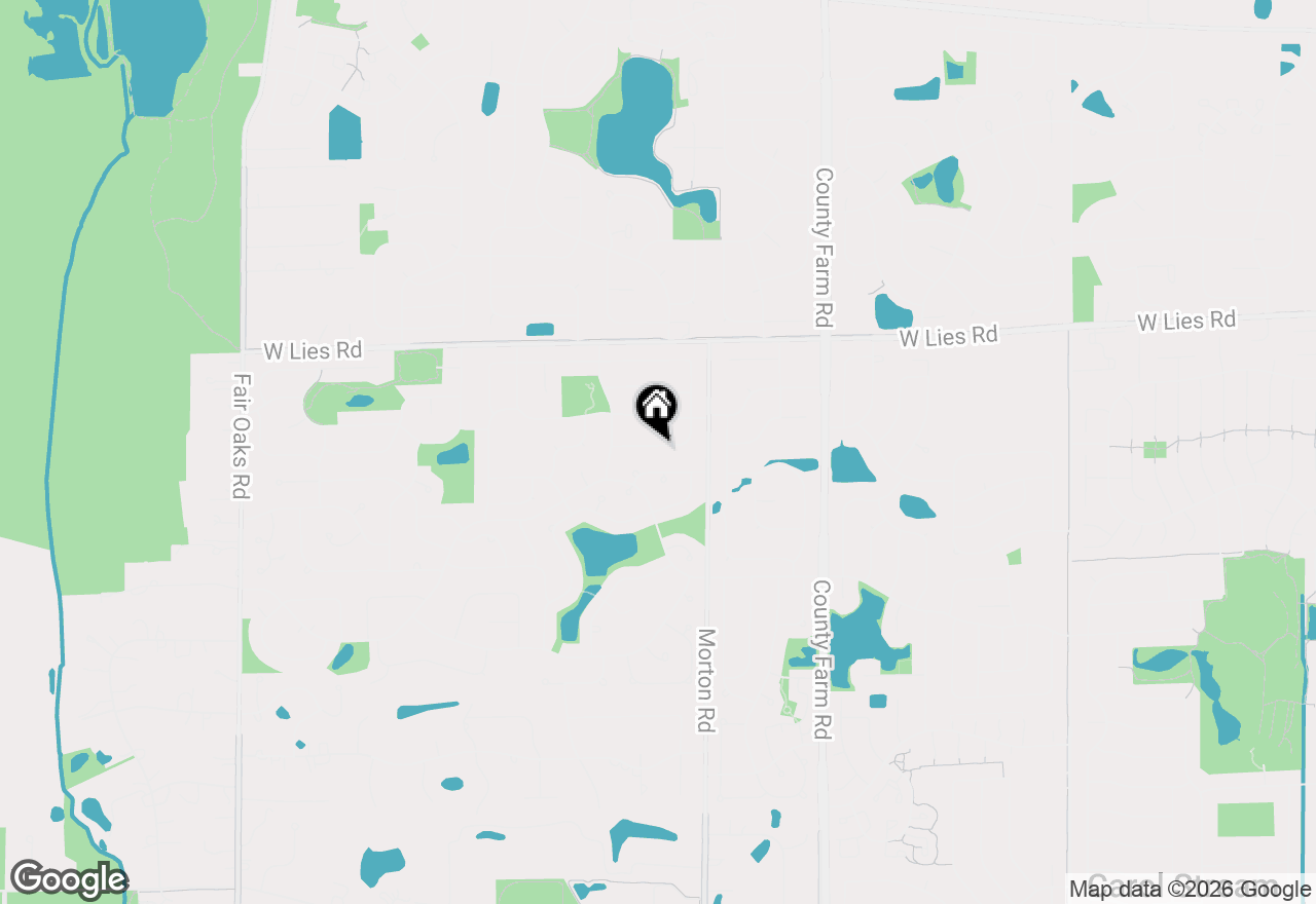 Map of 1060 Cliff View Lane, Carol Stream, IL 60188