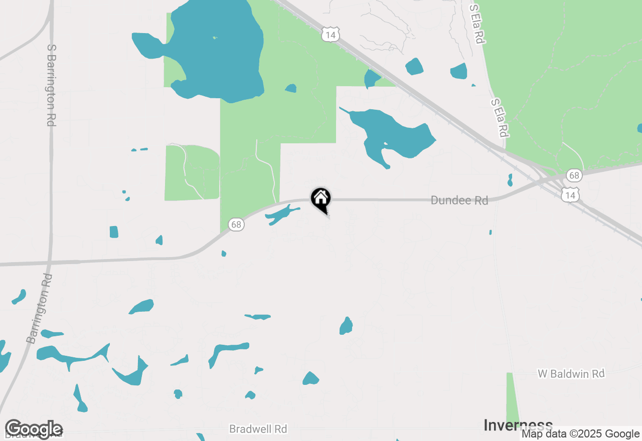 Map of 510 W Lancaster Court, Inverness, IL 60010