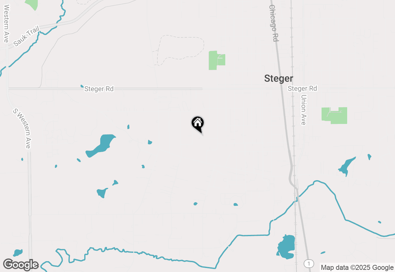 Map of 226 Barbara Lane, Steger, IL 60475