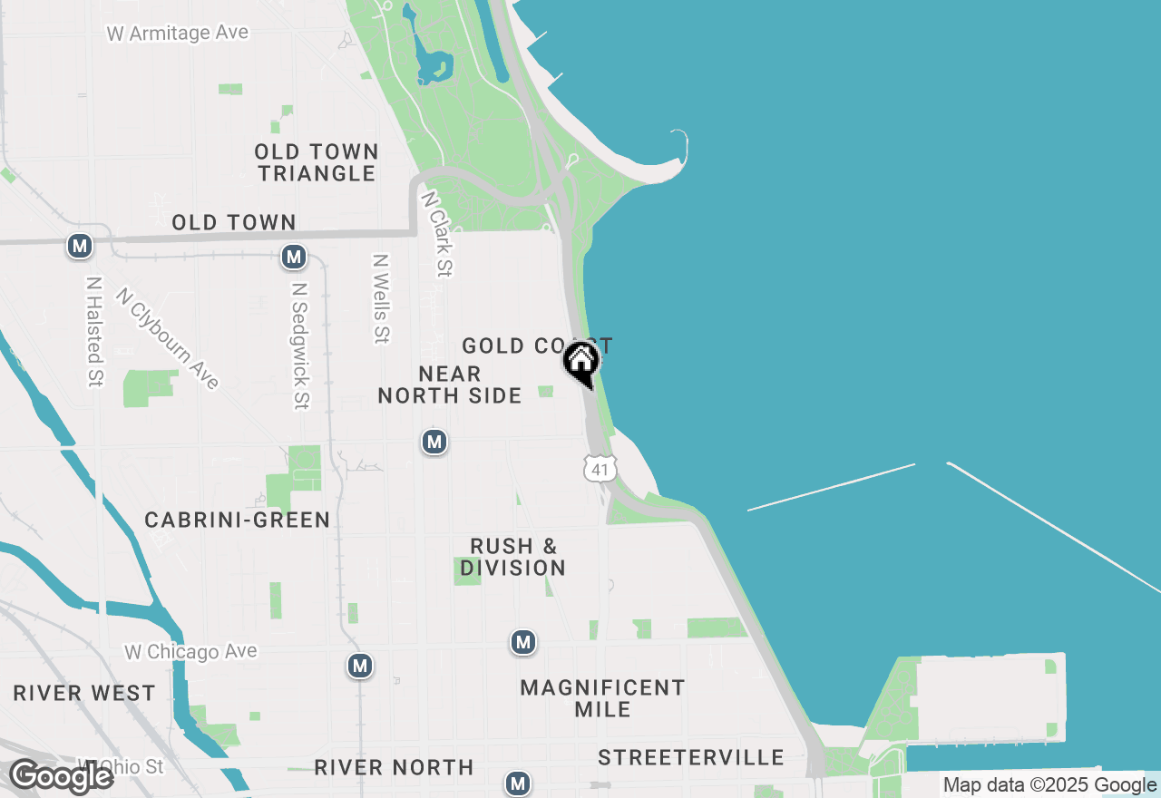 Map of 1258 N Lake Shore Drive, Chicago, IL 60610