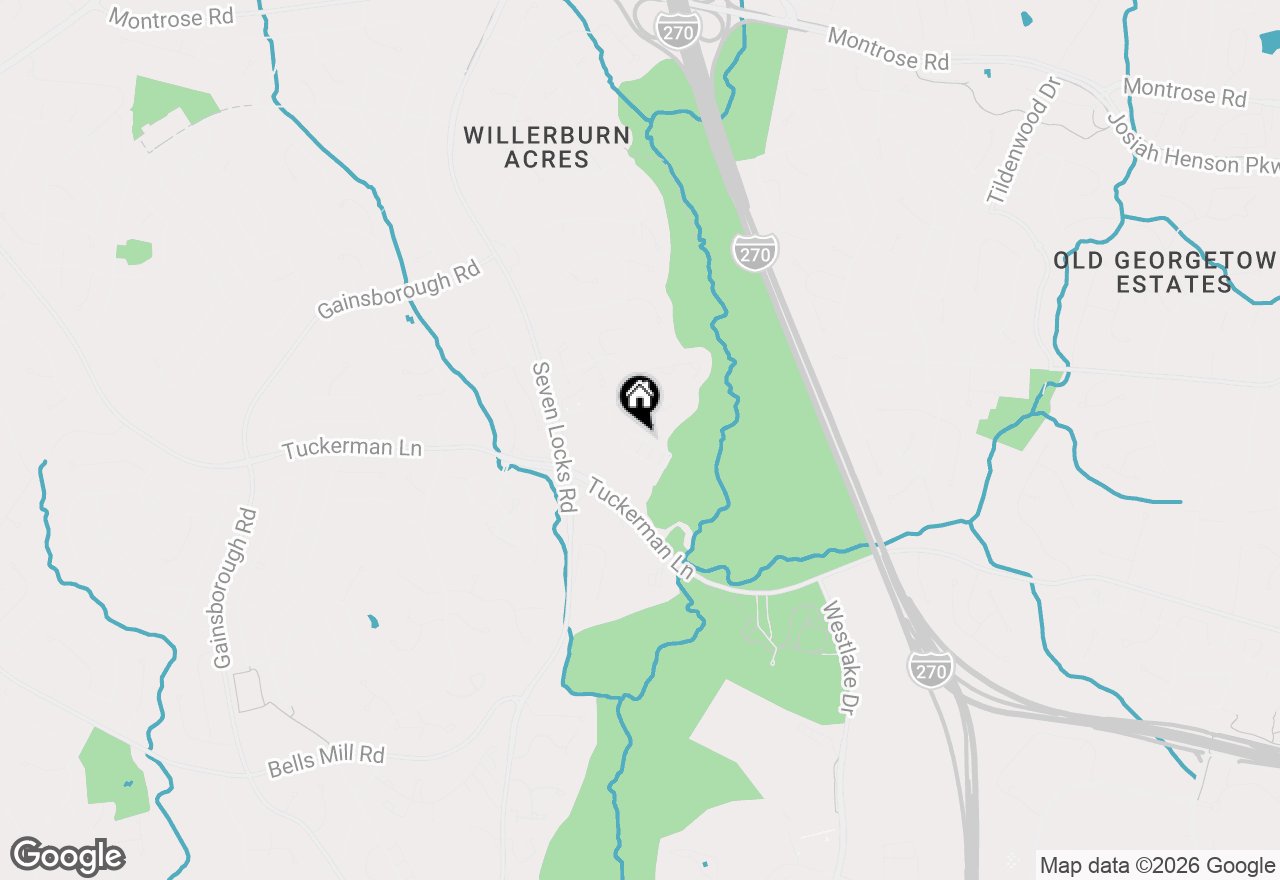 Map of 11400 Emerald Park Road, Potomac, MD 20854